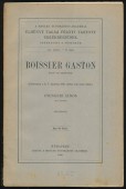 Boissier Gaston külső tag emlékezete
