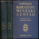 Korszerű műszaki szótár I-II. kötet