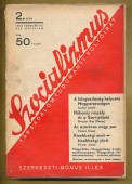 Szocializmus. Társadalomtudományi folyóirat. XXV. évfolyam, 2. szám. 1935. február