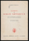 Elementi di analisi matematica. Testo di complementi di matematica per la IV. e V. classe dei licei scientifici