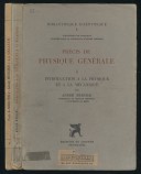 Précis De Physique Générale I-II. 