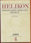 Helikon. Irodalomtudományi szemle 2000/4