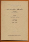 Matematika példatár IV. kötet. Végtelen sorok