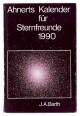 Ahnerts Kalender für Sternfreunde 1990.
