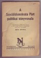 A Szociáldemokrata Párt politikai irányvonala