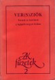 Ver(s)ziók. Formák és kísérletek a legújabb magyar lírában