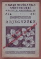 Magyar Mezőgazdák Szövetkezete. 1931 év, őszi árjegyzéke