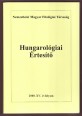 Hungarológiai Értesítő. A Nemzetközi Magyar Filológiai Társaság folyóirata. 2000.  XV. évf.