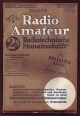 Radio Amateur. Radiotechnische Monatsschrift Jahrgang V., Folge 9.