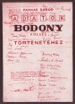 Adatok Bodony község történetéből