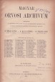 Magyar Orvosi Archivum II. kötet