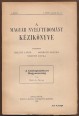 A magyar nyelvtudomány kézikönyve I. kötet, 11. füzet