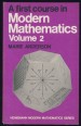 A First Course in Modern Mathematics. Volume II.
