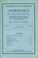 Astrology. The Astrologers' Quarterly. Vol. 42., No. 4.