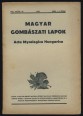 Magyar Gombászati Lapok. Acta Mycologica Hungarica III. kötet 1-4. szám, 1946.