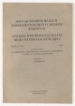 Annales Historico-Naturales Musei Nationalis Hungarici. Magyar Nemzeti Múzeum Természettudományi Múzeum évkönyve Tomus LIII. 1961.