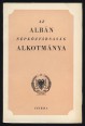 Az Albán Népköztársaság alkotmánya