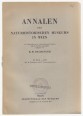 Annalen des Naturhistorischen Museums in Wien 58. Band. 1951.