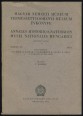 Annales Historico-Naturales Musei Nationalis Hungarici. Magyar Nemzeti Múzeum Természettudományi Múzeum évkönyve Tomus IV. 1953.