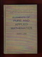 Elements of Prue and Applied Mathematics