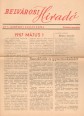 Belvárosi Hirmondó. Az V. kerületi Tanács lapja 1957. május 1