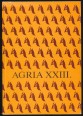 Agria XXIII. Az egri Dobó István Vármúzeum évkönyve