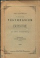 A nagy-kőrösi ev. reform. főgymnasium értesítője az 1895-6. tanévről