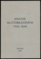 Magyar sajtóbibliogárfia 1705-1849 I/1-2.