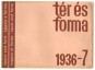 Tér és Forma. Építőművészeti havi folyóirat. IX. évfolyam, 7. szám, 1936. július