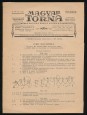 Magyar Torna. Testnevelési szaklap X. évfolyam, 18. szám, 1944. szeptember 20
