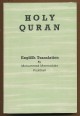 Holy Quran. English Translation