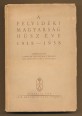 A felvidéki magyarság húsz éve 1918-1938