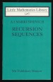 Recursion Sequences