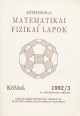 Középiskolai Matematikai és Fizikai Lapok. 42. évfolyam 3. szám, 1992. március