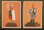 Ólomkatonák (?) a magyar történelem századaiból színes képeslapokon