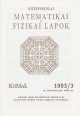 Középiskolai Matematikai és Fizikai Lapok. 43. évfolyam 3. szám, 1993. március