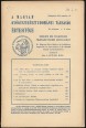A Magyar Gyógyszerésztudományi Társaság Értesítője IX. évfolyam, 2. szám, 1933. március 15