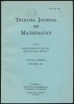 Tsukuba Journal of Mathematics. Volume 6., number 2. 1982. December