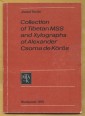 Collection of Tibetan MSS and Xylographs of Alexander Csoma de Kőrös