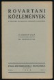 Rovartani Közlemények. Folia Entomologica Hungarica. I. kötet, 1. füzet, 1946