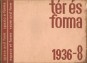 Tér és Forma. Építőművészeti havi folyóirat. IX. évfolyam, 8. szám, 1936. augusztus