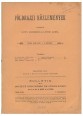 Földrajzi Közlemények XLIII. évfolyam, 1915