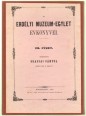 Az Erdélyi Múzeum-Egylet évkönyvei. I. kötet 1859-1961