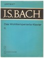 Das Wohltemperiert Klavier II. BWV 870-893