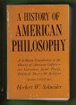 A History of American Philosophy