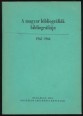 A magyar bibliográfiák bibliográfiája 1965-1966