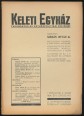 Keleti Egyház. Tudományos és egyházpolitikai folyóirat. I. évfolyam, 6. szám, 1934