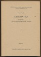 Matematika II. félév, I. éves vegyészhallgatók részére