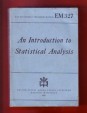 An Introduction to Statistical Analysis