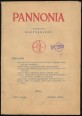 Pannonia. 1935., 7-8. szám, 1935. szeptember-október